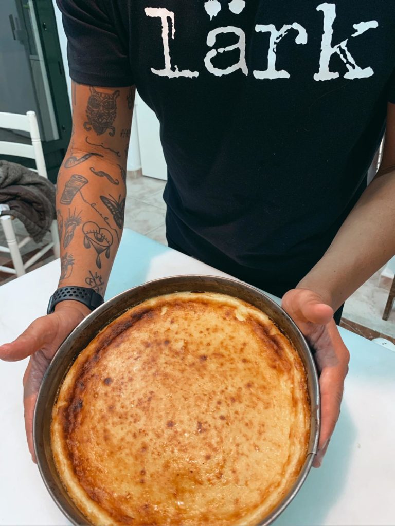 Tarta de queso de lark