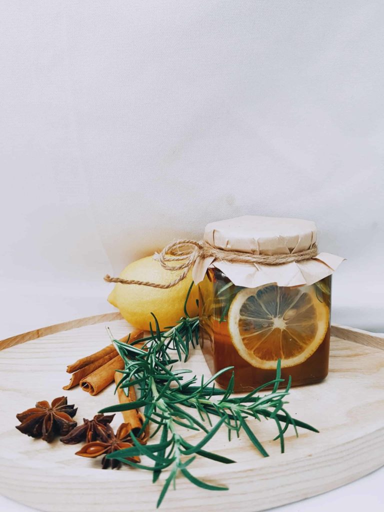 Kombucha casera fermentando